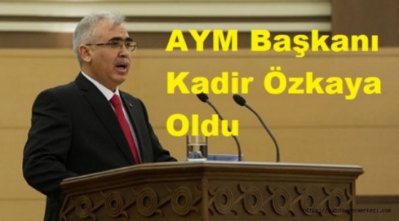 Yüksek Yargıda Sürpriz İsim: Kadir Özkaya yeni başkan oldu