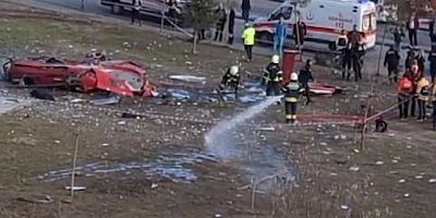 Muğla'da Sağlık Bakanlığı'na ait ambulans helikopter düştü